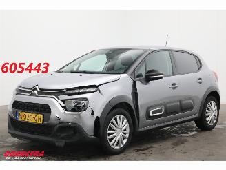 Voiture accidenté Citroën C3 1.2 PureTech Feel Navi Clima Cruise PDC 62.639 km! 2021/10
