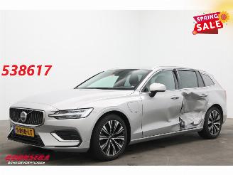 skadebil auto Volvo V-60 T6 Plug-in hybrid AWD Inscription LED Leder Memory Camera SHZ 2023/3