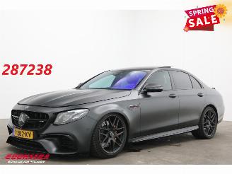 krockskadad bil auto Mercedes E-klasse AMG 63 S 4MATIC+ Drivers Package Pano LED ACC HUD Burmester 360° 2017/6