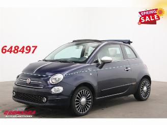 krockskadad bil auto Fiat 500C 1.2 Riva Leder Navi Airco PDC 2017/1