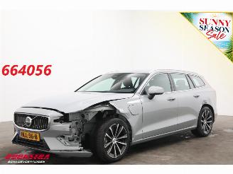 Damaged car Volvo V-60 T6 Plug-in hybrid AWD Essential Bright LED ACC Navi Camera LRHZ AHK 2025/4