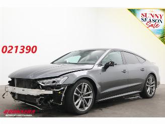 krockskadad bil auto Audi S7 3.0 TDI 345 PK Quattro LED ACC Leder Memory Camera SHZ 39.768 km! 2024/7