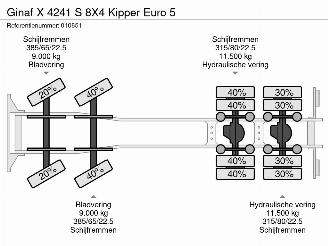 GINAF  4241 S 8X4 Kipper Euro 5 picture 38
