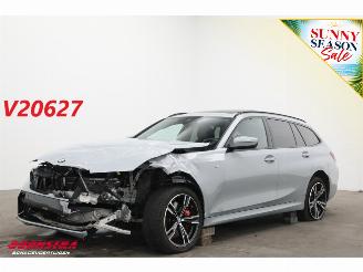 krockskadad bil auto BMW 3-serie Touring 318i M-Sport Pano LED Leder ACC Apple/Android Camera 2025/6