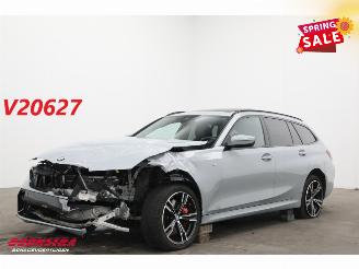 Schadeauto BMW 3-serie Touring 318i M-Sport Pano LED Leder ACC Apple/Android Camera 2025/6