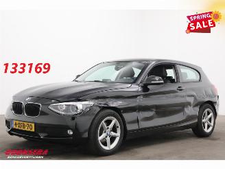 krockskadad bil auto BMW 1-serie 116d Leder Bixenon Navi Airco Cruise SHZ PDC 2014/7