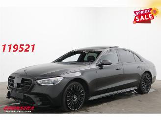skadebil auto Mercedes S-klasse 580 e Lang AMG Line 4X Memory/SHZ/Ventilatie HUD AR Burmester 2023/5