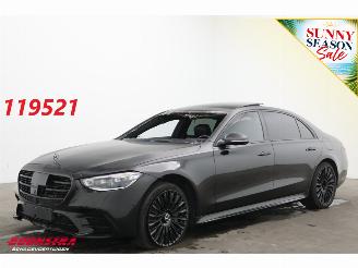 Coche accidentado Mercedes S-klasse 580 e Lang AMG Line 4X Memory/SHZ/Ventilatie HUD AR Burmester 2023/5