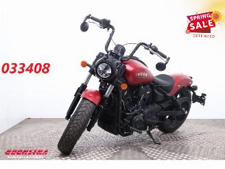 damaged motor cycles Indian Scout Bobber Limited ABS LED Cruise 140 km!! 2025/12