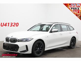 krockskadad bil auto BMW 3-serie Touring 330e M-Sport Pano LED ACC H/K Memory 360° AHK 2024/12