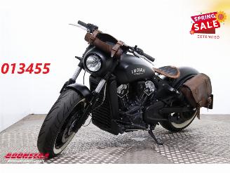 damaged motor cycles Indian Scout Bobber Custom Miller Exhaust ABS 2022/4
