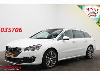 Schadeauto Peugeot 508 SW 2.0 BlueHDi Allure Pano LED Leder Navi Clima Cruise Camera SHZ AHK 2016/7