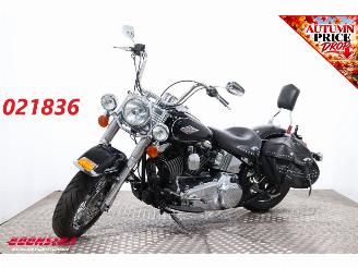 krockskadad bil motor Harley-Davidson CB 500 FLSTC Heritage Softail Classic 2012/7