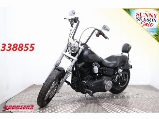 Vaurioauto  motor cycles Harley-Davidson  FXDB Street Bob Vance Hines 2012/7