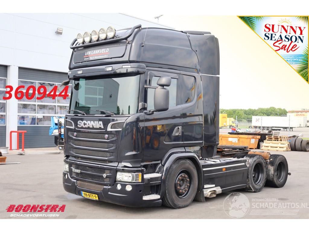 Scania R R580 V8 Full Air Standairco Leder 6X2 Euro 6