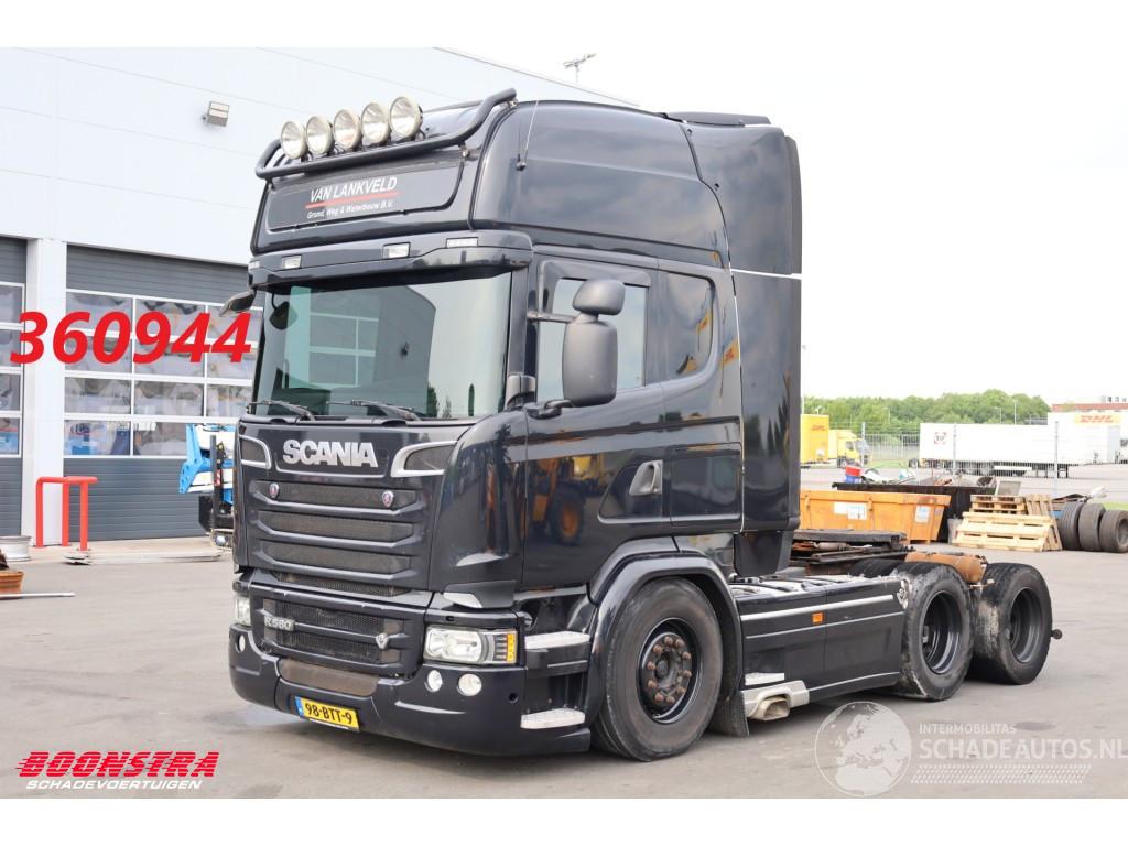 Scania R R580 V8 Full Air Standairco Leder 6X2 Euro 6