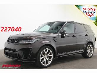 Schadeauto Land Rover Range Rover sport SVR 5.0 V8 Pano LED Memory Meridian Camera 2022/10