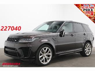 Damaged car Land Rover Range Rover sport SVR 5.0 V8 Pano LED Memory Meridian Camera 2022/10