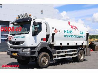 krockskadad bil vrachtwagen Renault Kerax 380.19 4X4 Manual 2x6400L Kraftstoff Blatt/Blatt Euro 5 2010/10