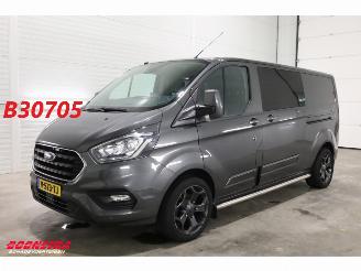 skadebil bedrijf Ford Transit Custom 2.0 TDCI 170 PK Aut. L2H1 Limited DoKa DC Cruise Leder PDC AHK 2018/11