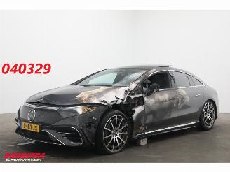 Vrakbiler auto Mercedes EQS 450+ AMG Line 108 kWh Pano LED ACC Burmester Memory Camera AHK 2023/11