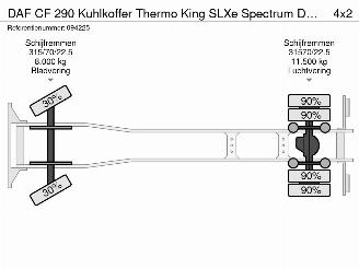 DAF CF 290 Kuhlkoffer Thermo King SLXe Spectrum Dhollandia 4X2 Euro 6 picture 39