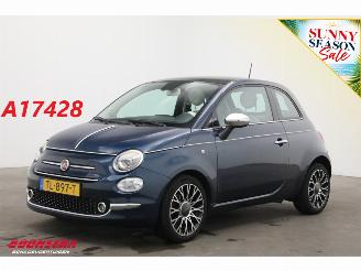 krockskadad bil auto Fiat 500 0.9 TwinAir Turbo Collezione Navi Clima Cruise Camera PDC 82.515 km! 2018/8