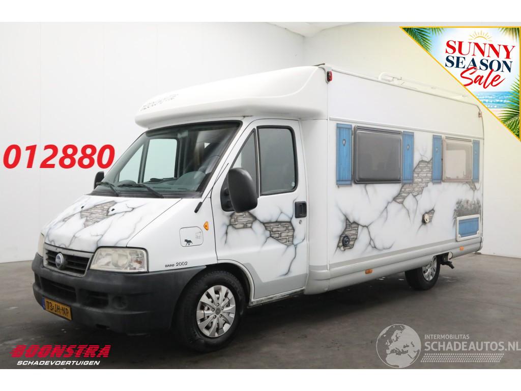 Burstner  595 2.8 JTD Solar Dakairco Luifel Fietsendrager Airco Camera