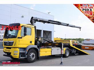 dañado camiones MAN TGM 15.290 Falkom FAS 5000 Fassi F170AT 2X Winde Aufbau/Kran 2020!! 2018/7