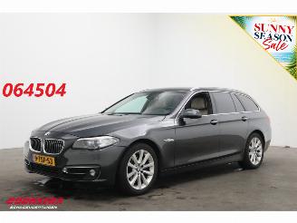 Schadeauto BMW 5-serie Touring 535i AUT High Executive Navi Cruise Clima Memory Leder SHZ PDC 2014/5