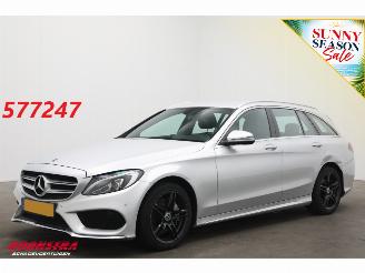 krockskadad bil auto Mercedes C-klasse Estate 180 9G-Tronic AMG Leder LED Navi Clima Cruise Camera SHZ 2017/5