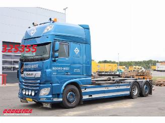 Vaurioauto  trucks DAF XF 480 FAN VDL S-25-6600 Leder Standairco Hydrauliek 6X2 Euro 6 2020/11