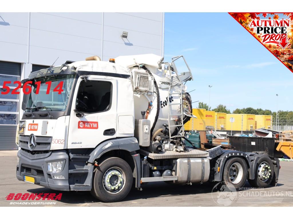 Mercedes Actros 2543 LS 6X2 Koks EcoVac Euro 6 124.445 Km!!