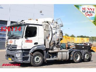 uszkodzony ciężarówki Mercedes Actros 2543 LS 6X2 Koks EcoVac Euro 6 124.445 Km!! 2021/11