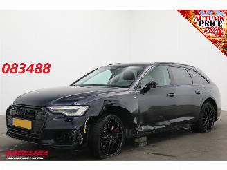 krockskadad bil auto Audi A6 Avant 55 TFSI e S-Tronic Quattro Competition S-Line HUD Cruise Navi Clima SHZ Apple/Android Virtual PDC 2023/7
