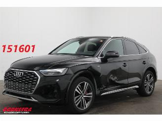 Voiture accidenté Audi Q5 Sportback 50 TFSI e DSG quattro Competition S-Line Virtual Apple/Android Leder Memory SHZ AHK 2023/7
