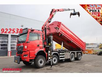 dañado camiones MAN TGS 43.510 8X8 Widespread Palfinger Q170Z84TI Kran 62.358 km!! 2024/1