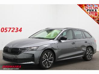 skadebil auto Skoda Octavia Combi Sportline 2.0 TDI DSG Sportline Canton HUD ACC Navi Clima SHZ LrHZ Virtual Apple/Android Camera PDC 2024/10