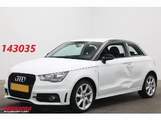 krockskadad bil auto Audi A1 1.2 TFSI S-Line Cruise Airco Bluetooth PDC 2014/10