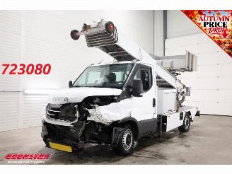 skadebil bedrijf Iveco Daily 35S14 Böcker LAK-A11 30m ladderlift PTO Airco Cruise 2024/7