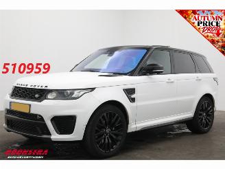 Vaurioauto  passenger cars Land Rover Range Rover sport 5.0 V8 Supercharged SVR Pano 360° HUD Memory Meridian SHZ LrHZ Carbon 2015/2