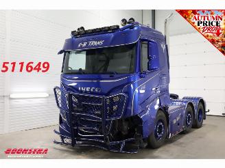 danneggiata veicoli industriali Iveco S-way 530 6X2 Full Air ACC Leder Showtruck 67.003 km! 2024/7