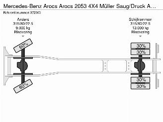 Mercedes Arocs Arocs 2053 4X4 Müller Saug/Druck ADR 10m3 picture 48