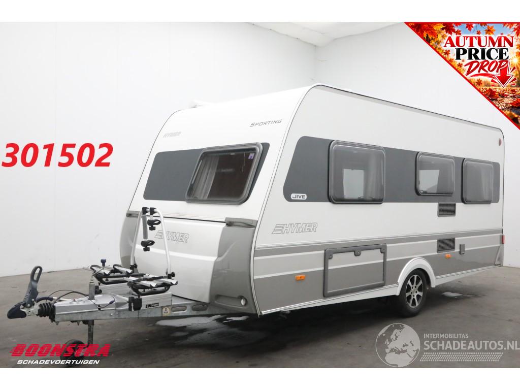 Hymer  Sporting 465 Mover Luifel Fietsendrager TV Radio Rondzit