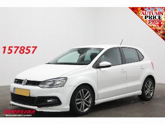 krockskadad bil auto Volkswagen Polo 1.2 TSI R-Line Org. NL Cruise Navi Apple/Android PDC Clima 2016/1