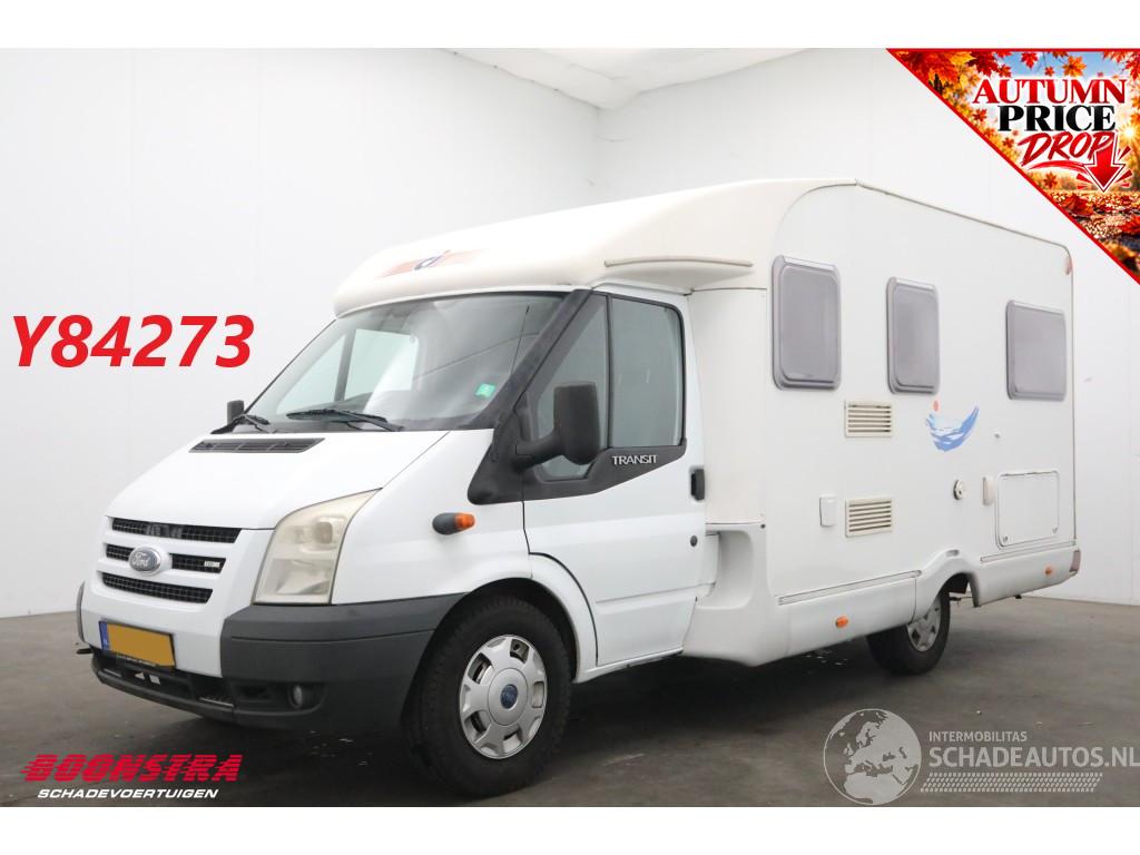 CI  Caroica 595 P 2.2 TDCI Middenkeuken Treinzit Lengtebed Cruise Camera Airco