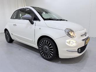 Schadeauto Fiat 500 0.9 TwinAir Turbo Lounge Pano/Navi 2015/10