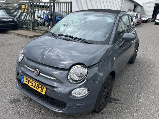 krockskadad bil auto Fiat 500C 1.2 Popstar Cabriolet 2016/4