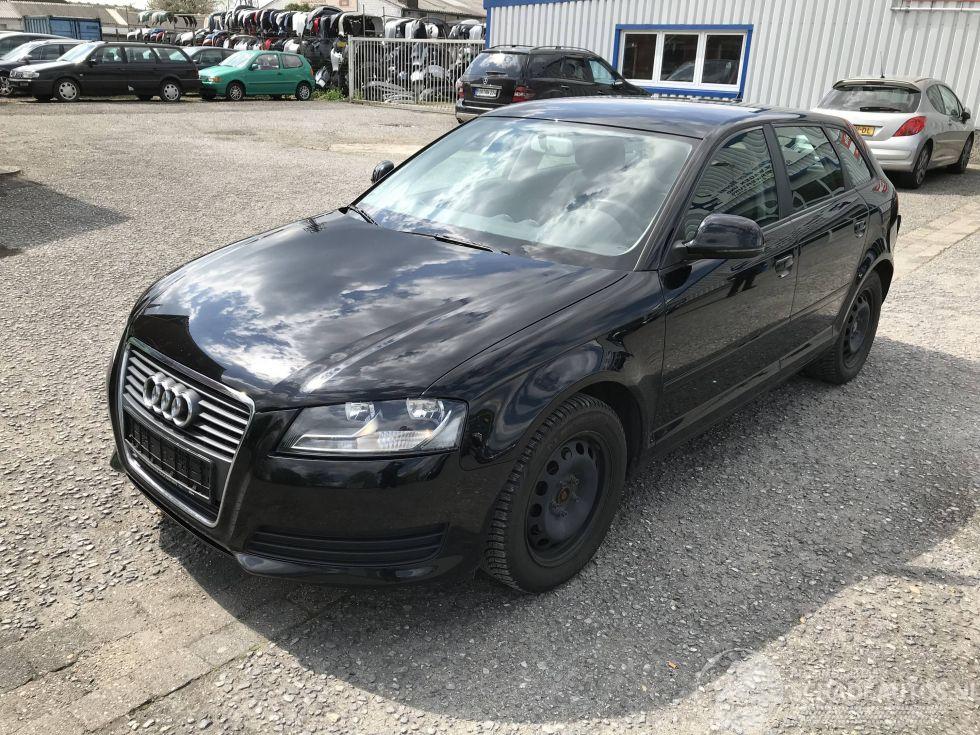 Audi A3 8P Zwart LY9B Onderdelen Bumper Deur