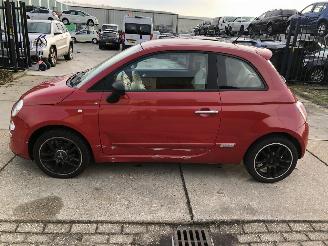 krockskadad bil auto Fiat 500 1.2i 51kW E5 2012/1
